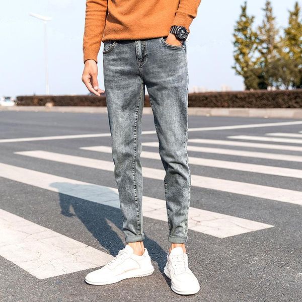 the new trendy 2021 fashion casual denim brand casual pants straight slim korean style trendy trousers pencil jeans men, Blue
the new trendy 2021 fashion casual denim brand casual pants straight slim korean style trendy trousers pencil jeans men, Blue