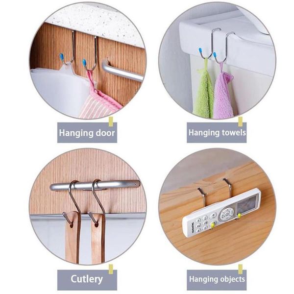 hooks & rails 1pcs stainless steel double s shape storage purse hook for bathroom kitchen wall and door organizer accessories
hooks & rails 1pcs stainless steel double s shape storage purse hook for bathroom kitchen wall and door organizer accessories
