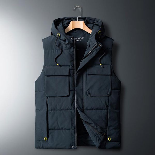 men's vests 2021 autumn winter sleeveless jacket down vest warm thick hooded coats padded waistcoat plus size xl-5xl 6xl 7xl 8xl, Black;white
men's vests 2021 autumn winter sleeveless jacket down vest warm thick hooded coats padded waistcoat plus size xl-5xl 6xl 7xl 8xl, Black;white
