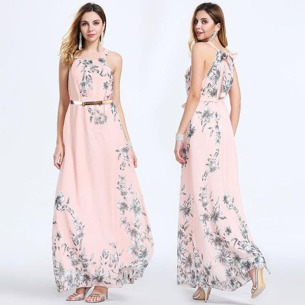 casual dresses fashion women summer floral dress female boho chiffon sleeveless evening party long maxi, Black;gray
casual dresses fashion women summer floral dress female boho chiffon sleeveless evening party long maxi, Black;gray
