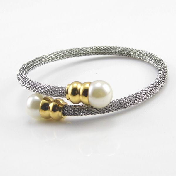 rose gold bracelet jewelry imitation pearl titanium steel bracelet women bangle adjustable elasticity fashion bracelet gift, Black
rose gold bracelet jewelry imitation pearl titanium steel bracelet women bangle adjustable elasticity fashion bracelet gift, Black