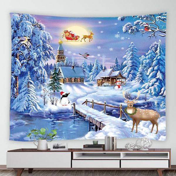 tapestries winter forest landscape christmas decor tapestry cedar santa claus elk year home wall hanging blue blanket xmas
tapestries winter forest landscape christmas decor tapestry cedar santa claus elk year home wall hanging blue blanket xmas