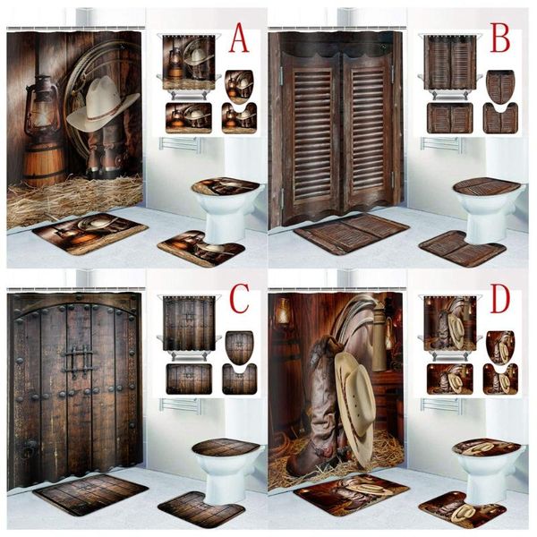 shower curtains western theme cowboy curtain waterproof bathroom non-slip mats bath carpets toilet seat cover floor mat
shower curtains western theme cowboy curtain waterproof bathroom non-slip mats bath carpets toilet seat cover floor mat