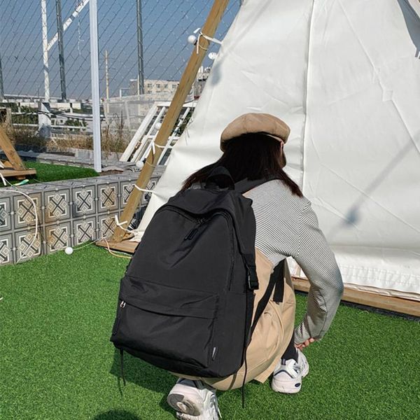 backpack trend solid color nylon teenage girl boy simple shopping casual rucksack couple bag men women lapschool
backpack trend solid color nylon teenage girl boy simple shopping casual rucksack couple bag men women lapschool