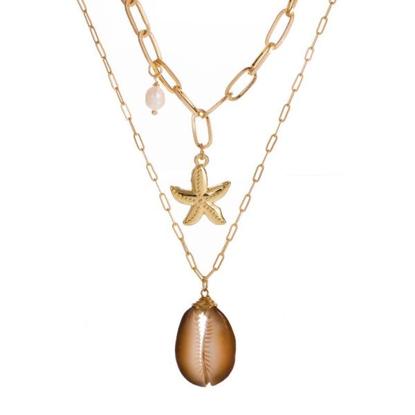 pendant necklaces fashion sea shell starfish faux pearl collar 2021 charm ocean beach jewelry wholesale, Silver
pendant necklaces fashion sea shell starfish faux pearl collar 2021 charm ocean beach jewelry wholesale, Silver