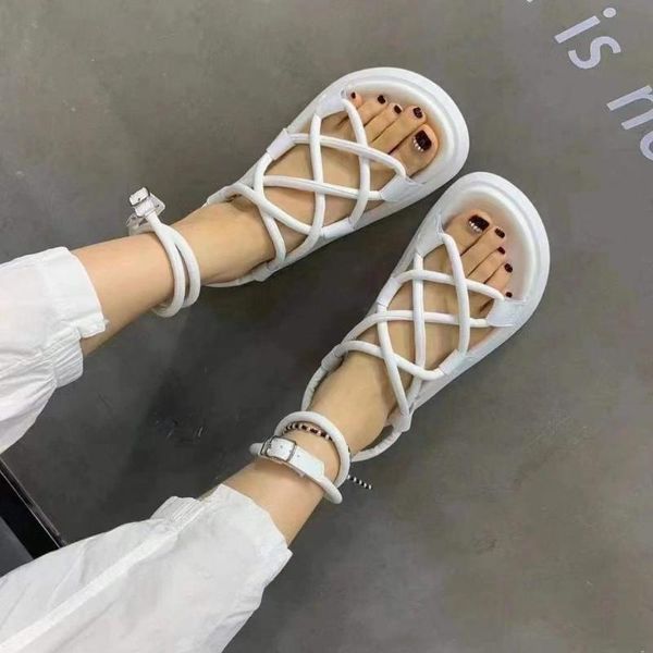 sandals ladies beach open toe roman gladiator woman shoes braided rope non-slip flip flop, Black
sandals ladies beach open toe roman gladiator woman shoes braided rope non-slip flip flop, Black