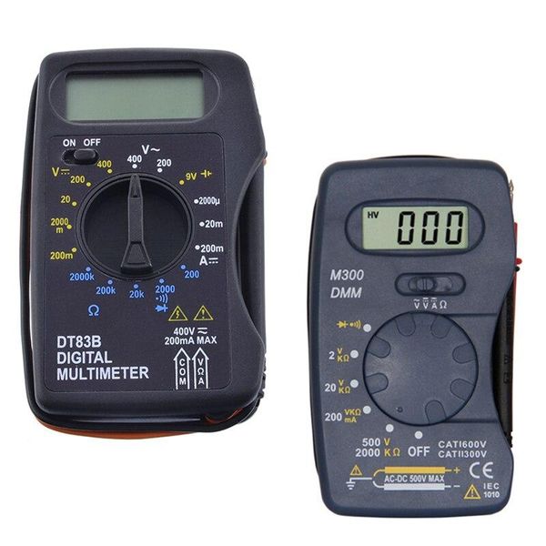 multimeters junejour universal digital multimeter m300 /dt83b handheld tip test tester with lead wire pen cable black
multimeters junejour universal digital multimeter m300 /dt83b handheld tip test tester with lead wire pen cable black