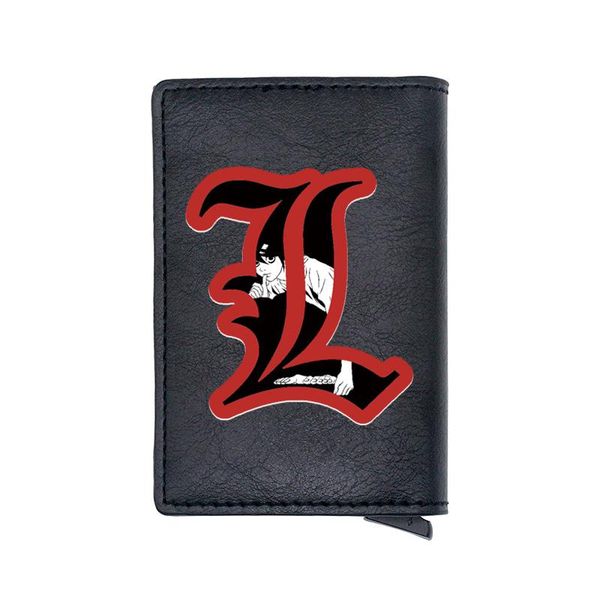 card holders personality rfid holder wallet men classic death note symbol leather male purses, Brown;gray
card holders personality rfid holder wallet men classic death note symbol leather male purses, Brown;gray