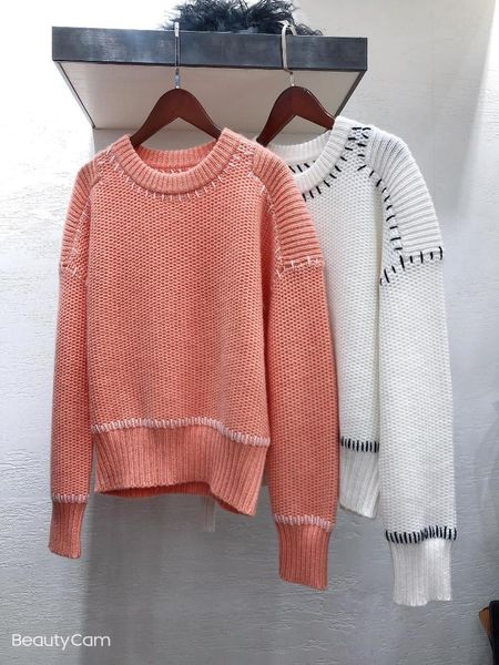 women's sweaters ladies 2021 fashion long sleeve casual solid color cashmere sweater 1111, White;black
women's sweaters ladies 2021 fashion long sleeve casual solid color cashmere sweater 1111, White;black