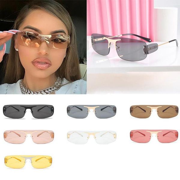 wholesale lovely rectangle rimless sunglasses women 2021 fashion color lens brown sun glasses for men frameless square shades, White;black
wholesale lovely rectangle rimless sunglasses women 2021 fashion color lens brown sun glasses for men frameless square shades, White;black