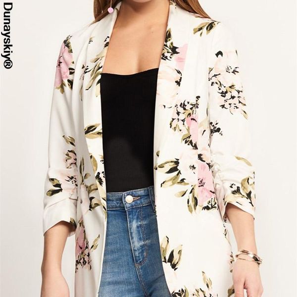 women's suits & blazers floral print jacket slim blazer casual notched collar long sleeve female coat autumn retro women outerwear, White;black
women's suits & blazers floral print jacket slim blazer casual notched collar long sleeve female coat autumn retro women outerwear, White;black