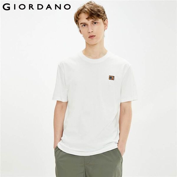 men's t-shirts giordano men tshirts embroidery crewneck short sleeve tee shirts cotton soild comfy summmer camiseta hombre 13021003, White;black
men's t-shirts giordano men tshirts embroidery crewneck short sleeve tee shirts cotton soild comfy summmer camiseta hombre 13021003, White;black