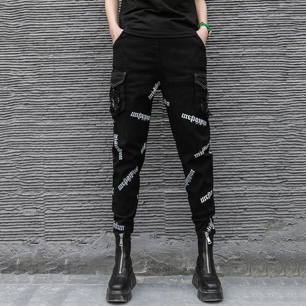 women's pants & capris women punk luxury designer sweat sequin letter gothic trousers grunge clothes korean harajuku outfit rock sweatp, Black;white
women's pants & capris women punk luxury designer sweat sequin letter gothic trousers grunge clothes korean harajuku outfit rock sweatp, Black;white