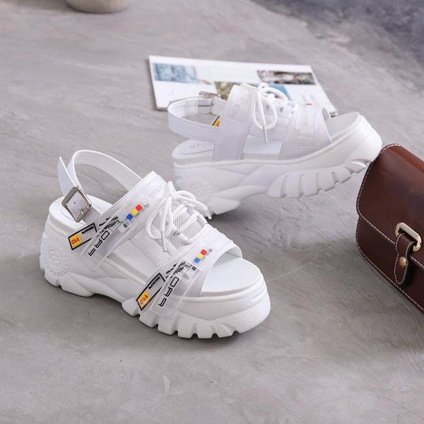 2021 sponge cake increase genuine leather women's shoes fairy thick bottom sandals woman tide, Black
2021 sponge cake increase genuine leather women's shoes fairy thick bottom sandals woman tide, Black
