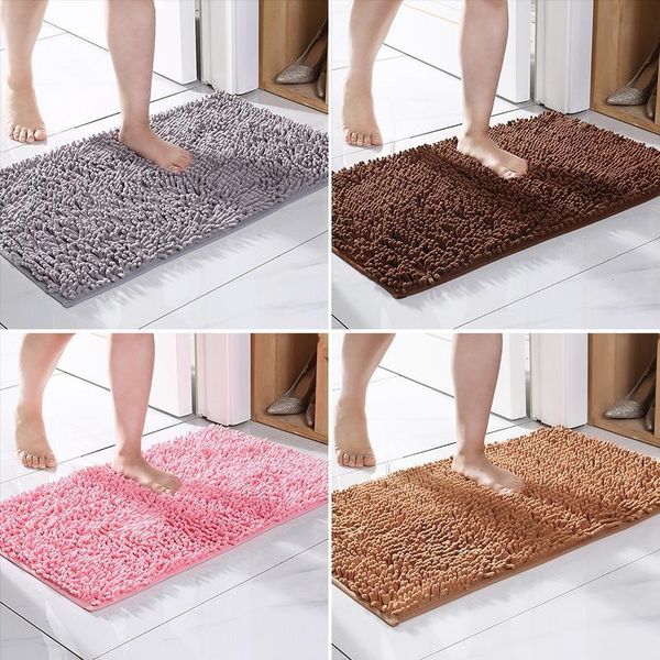 bath mats solid color comfortable chenille floor bathroom absorbent door quick-drying non-slip bedroom carpet home decoration
bath mats solid color comfortable chenille floor bathroom absorbent door quick-drying non-slip bedroom carpet home decoration