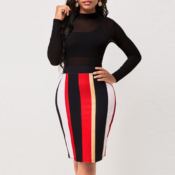 casual dresses oten striped mesh sheer bodycon for women autumn birthday party clubwear midi dress vestido moulante manche raya, Black;gray
casual dresses oten striped mesh sheer bodycon for women autumn birthday party clubwear midi dress vestido moulante manche raya, Black;gray
