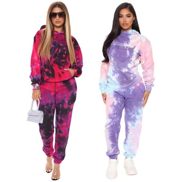 womens tie-dye sports sets fashion trend long sleeve loose hooded drawstring pant suits designer female winter new casual tracksuits, Gray
womens tie-dye sports sets fashion trend long sleeve loose hooded drawstring pant suits designer female winter new casual tracksuits, Gray