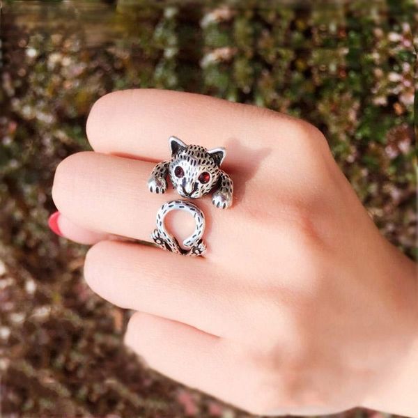 cluster rings 925 sterling silver cute cats for women couples fashion vintage punk thai birthday party jewelry gifts, Golden;silver
cluster rings 925 sterling silver cute cats for women couples fashion vintage punk thai birthday party jewelry gifts, Golden;silver