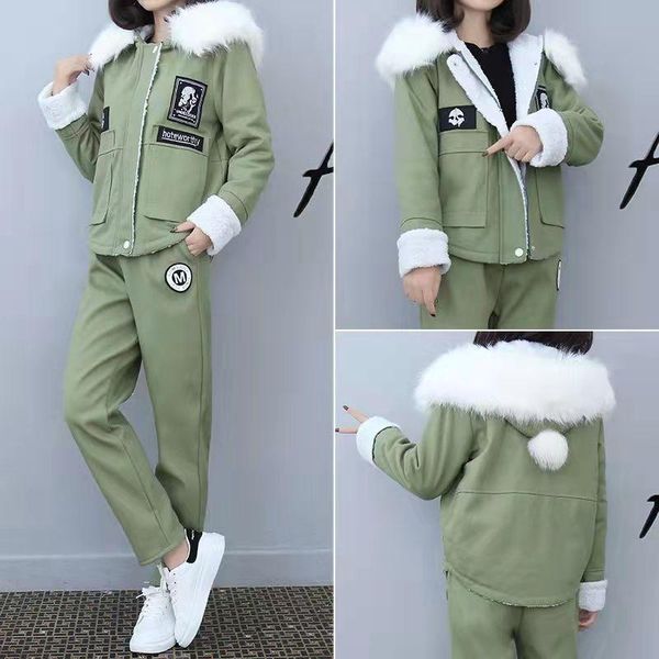 women's two piece pants set winter women thicken hooded sweatshirt sets loose plus size 3xl warm jackets and sweatpants 2021 casual tra, White
women's two piece pants set winter women thicken hooded sweatshirt sets loose plus size 3xl warm jackets and sweatpants 2021 casual tra, White