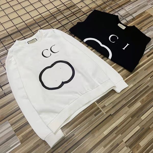 brand hoodie 2021 autumn new fashion brand ancient family leisure loose and thin temperament commuter letter printed round neck couple', Black
brand hoodie 2021 autumn new fashion brand ancient family leisure loose and thin temperament commuter letter printed round neck couple', Black