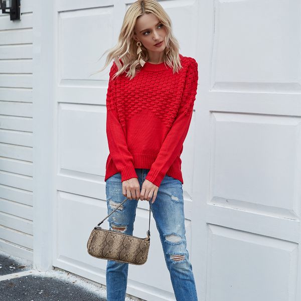 2021 new casual hollow out knitted o-neck office lady winter autumn warm jumper solid color pullovers women sweater keal, White;black
2021 new casual hollow out knitted o-neck office lady winter autumn warm jumper solid color pullovers women sweater keal, White;black