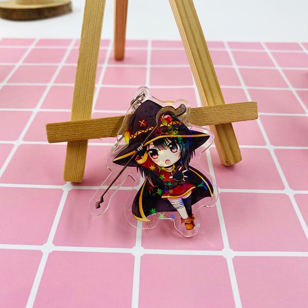Konosuba Keychain Women Fashion Keyring Chain Woman Cute Creative Megumin Key Holder Acrylic for Bags Pendant Kids Metal Brelok
Konosuba Keychain Women Fashion Keyring Chain Woman Cute Creative Megumin Key Holder Acrylic for Bags Pendant Kids Metal Brelok
