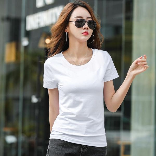 women's t-shirt mrmt 2021 brand summer t shirt short sleeves solid color leisure for female half-sleeve, White
women's t-shirt mrmt 2021 brand summer t shirt short sleeves solid color leisure for female half-sleeve, White