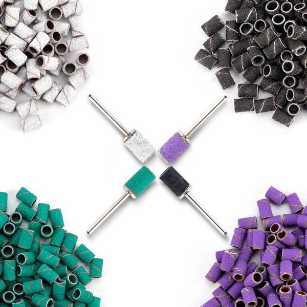 nail art equipment sanding bands for drill electric file bits grits gel nails cuticle manicure polish remover tool, Silver
nail art equipment sanding bands for drill electric file bits grits gel nails cuticle manicure polish remover tool, Silver