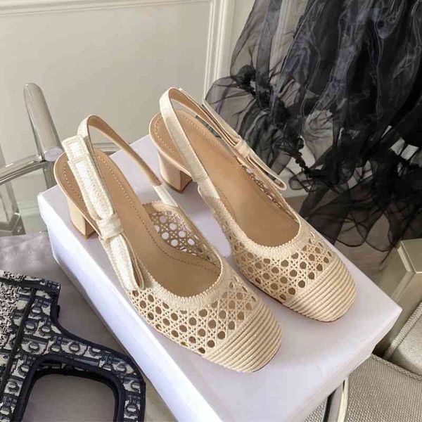 2021 new embroidery hollowed out square head high heels women's woven mesh thick shoes with exposed sandals, Black
2021 new embroidery hollowed out square head high heels women's woven mesh thick shoes with exposed sandals, Black