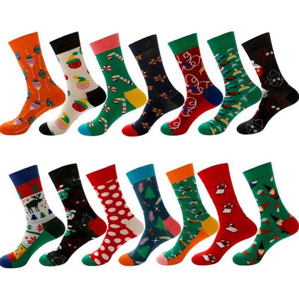 men's socks mens happy creative cotton painting christmas funny cool skateboard, Black
men's socks mens happy creative cotton painting christmas funny cool skateboard, Black