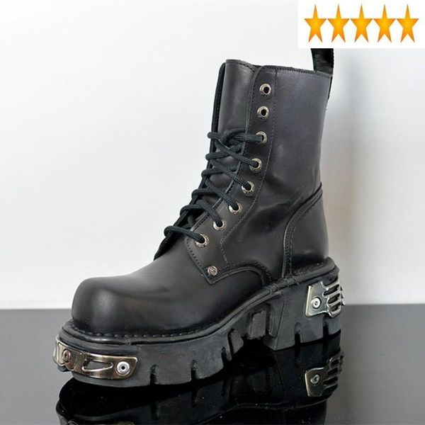boots bottom autumn winter motorcycle thick women metal decoration vintage lace up ankle punk platform shoes botas mujer, Black
boots bottom autumn winter motorcycle thick women metal decoration vintage lace up ankle punk platform shoes botas mujer, Black