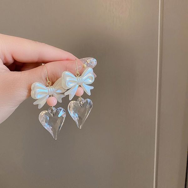 dangle & chandelier fashion bowknot transparent heart earrings women white acrylic summer jewelry wholesale, Silver
dangle & chandelier fashion bowknot transparent heart earrings women white acrylic summer jewelry wholesale, Silver