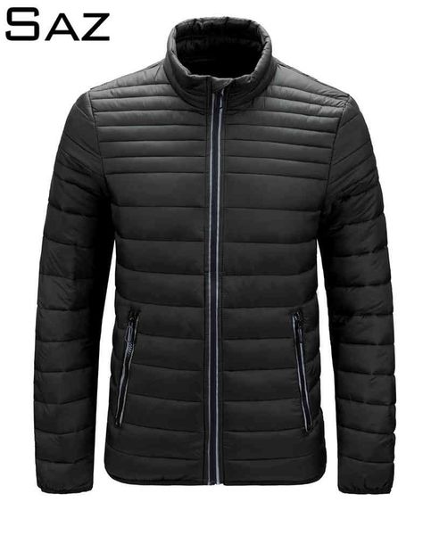 saz warm men windbreaker 2021 latt new spring autumn hooded soft parkas men's fashion casual et coat, Black;white 
saz warm men windbreaker 2021 latt new spring autumn hooded soft parkas men's fashion casual et coat, Black;white