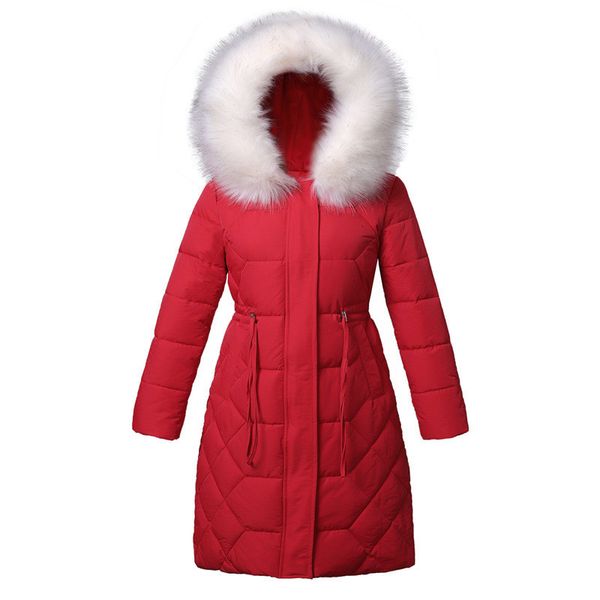 Female white winter coat M-3XL plus size fur collar with hood down leather cotton coats thin Korean fashion thick heat GDFD, Black
Female white winter coat M-3XL plus size fur collar with hood down leather cotton coats thin Korean fashion thick heat GDFD, Black