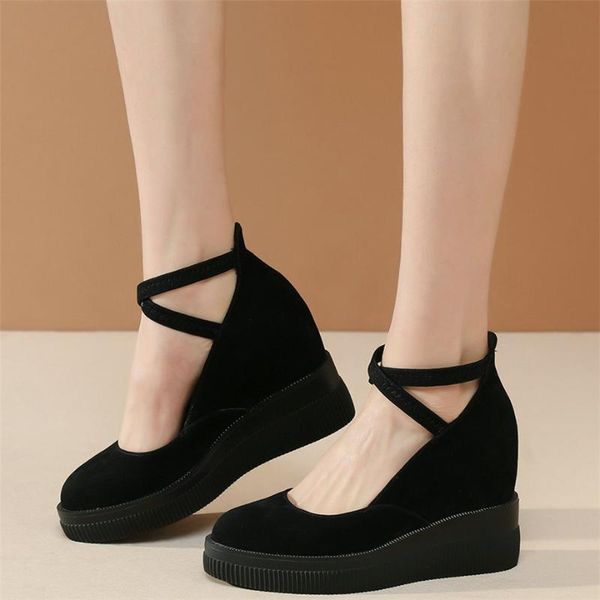 dress shoes ankle cross straps mary janes women genuine leather wedges high heel pumps female round toe platform oxfords casual, Black
dress shoes ankle cross straps mary janes women genuine leather wedges high heel pumps female round toe platform oxfords casual, Black