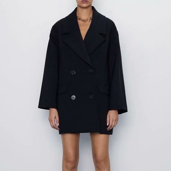 women's suits & blazers fall double breasted casual blazer vintage long sleeve women's pockets outerwear chic icef, White;black
women's suits & blazers fall double breasted casual blazer vintage long sleeve women's pockets outerwear chic icef, White;black