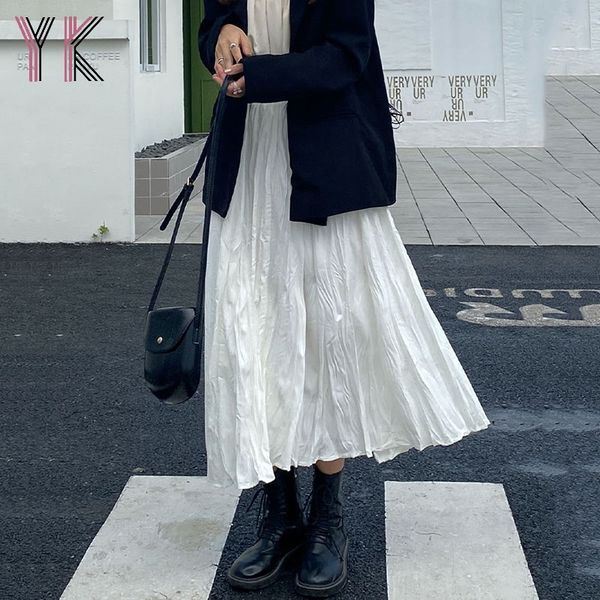 2021 autumn winter women boho long skirts high waist ruffles white pleated skirts jupe femme women spring skirt saia midi faldas 210309, Black
2021 autumn winter women boho long skirts high waist ruffles white pleated skirts jupe femme women spring skirt saia midi faldas 210309, Black