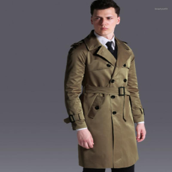 men's trench coats long windshield spring and autumn british double-row buckle jacket large size fashion, Tan;black
men's trench coats long windshield spring and autumn british double-row buckle jacket large size fashion, Tan;black