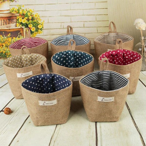 cotton linen art flower pot small sack hanging jute cotton dot storage basket storage bag
cotton linen art flower pot small sack hanging jute cotton dot storage basket storage bag