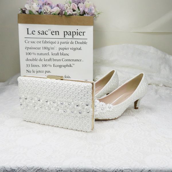 baoyafang 5cm thin heel woman pearl white flower wedding shoes and bags toe ladies party shoe c3m7, Black
baoyafang 5cm thin heel woman pearl white flower wedding shoes and bags toe ladies party shoe c3m7, Black