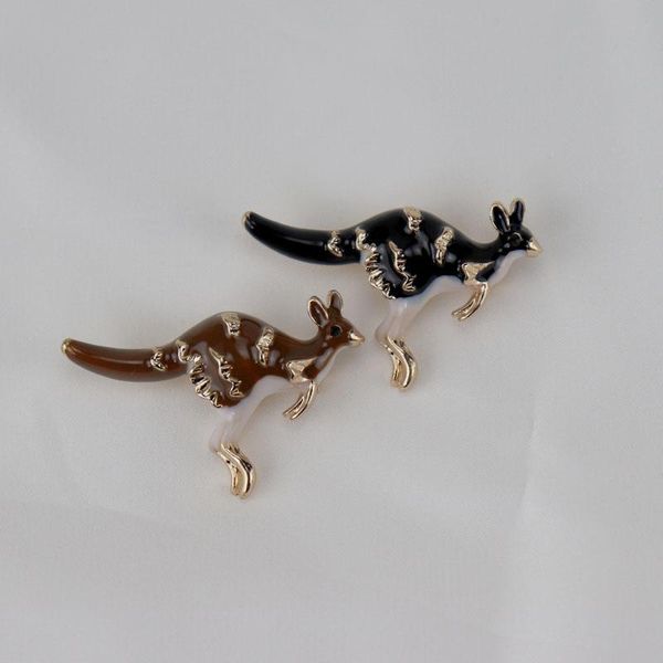 pins, brooches 2021 european and american retro style enamel kangaroo creative personality fashion animal brooch, Gray
pins, brooches 2021 european and american retro style enamel kangaroo creative personality fashion animal brooch, Gray
