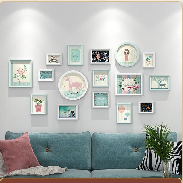 frames 16 pcs/set nordic po wall decoration wood frame living room background fresh picture hanging painting combination
frames 16 pcs/set nordic po wall decoration wood frame living room background fresh picture hanging painting combination