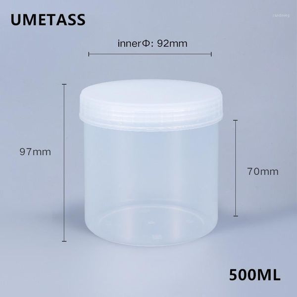 storage bottles & jars umetass 10pcs of 500ml plastic with lids and inner liners refillable empty round containers for candy cereal sugar
storage bottles & jars umetass 10pcs of 500ml plastic with lids and inner liners refillable empty round containers for candy cereal sugar