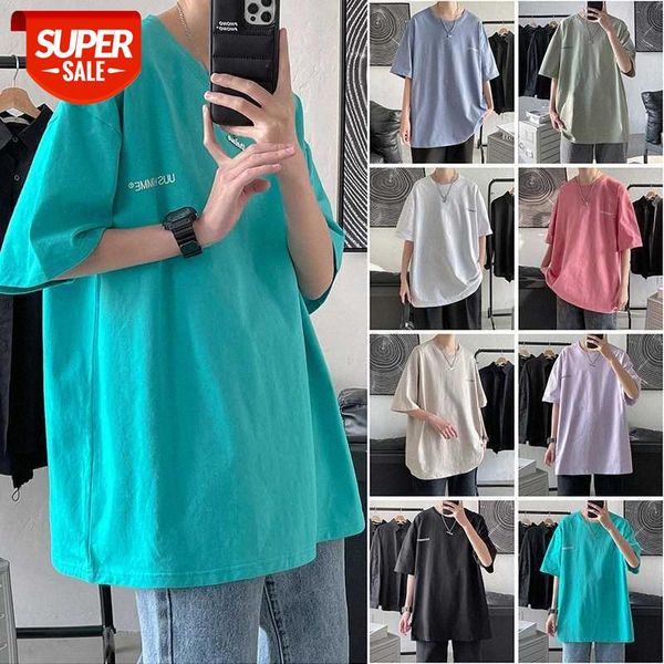 short-sleeved shirt men's trend hong kong style half-sleeved solid color compassionate loose korean split sleeves #je9s, White;black
short-sleeved shirt men's trend hong kong style half-sleeved solid color compassionate loose korean split sleeves #je9s, White;black