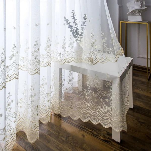 curtain & drapes embroidered floral sheer curtains for bedroom beige white lace bottom delicate silding door window treatment
curtain & drapes embroidered floral sheer curtains for bedroom beige white lace bottom delicate silding door window treatment
