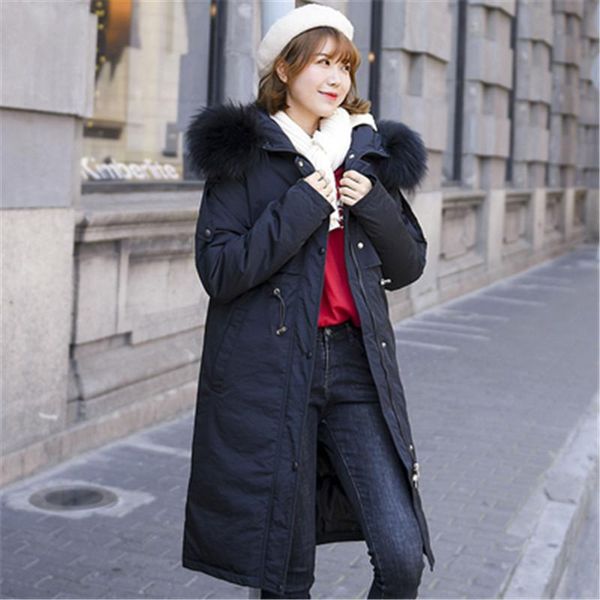 women's trench coats fashion 2021 winter parka long down cotton jacket women plus size loose big fur collar hooded student outerwear pa, Tan;black
women's trench coats fashion 2021 winter parka long down cotton jacket women plus size loose big fur collar hooded student outerwear pa, Tan;black