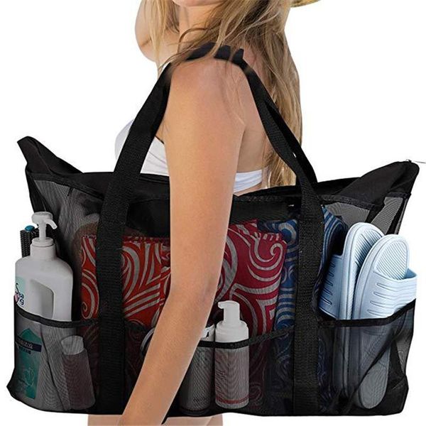 storage bags summer fashion beach bag seaside vacation bathing large-capacity black tote 8 pocket outdoor practical portable organizer
storage bags summer fashion beach bag seaside vacation bathing large-capacity black tote 8 pocket outdoor practical portable organizer