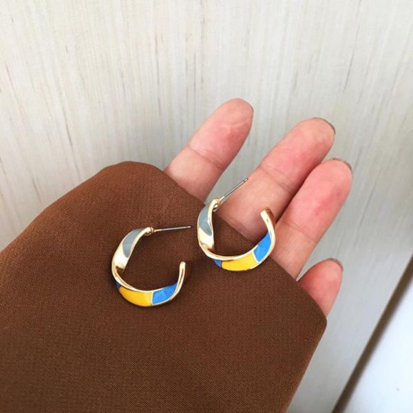 hoop & huggie bohemia tide restoring ancient ways fashion earrings contracted joker c shape metal female stud adorn article, Golden;silver
hoop & huggie bohemia tide restoring ancient ways fashion earrings contracted joker c shape metal female stud adorn article, Golden;silver