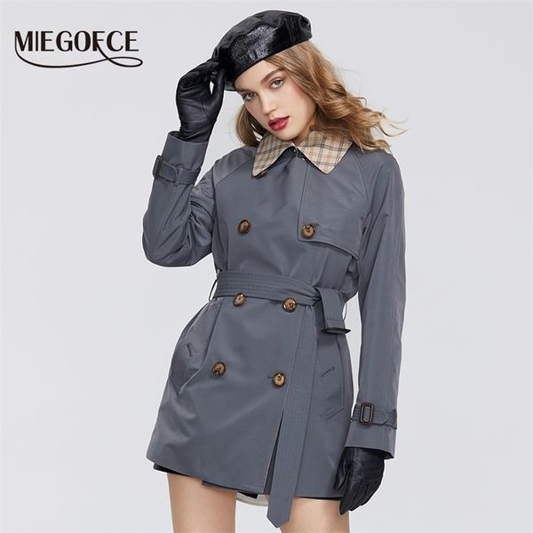 miegofce spring coat womens windbreaker casual has belt button down cloak office style 211021, Tan;black
miegofce spring coat womens windbreaker casual has belt button down cloak office style 211021, Tan;black