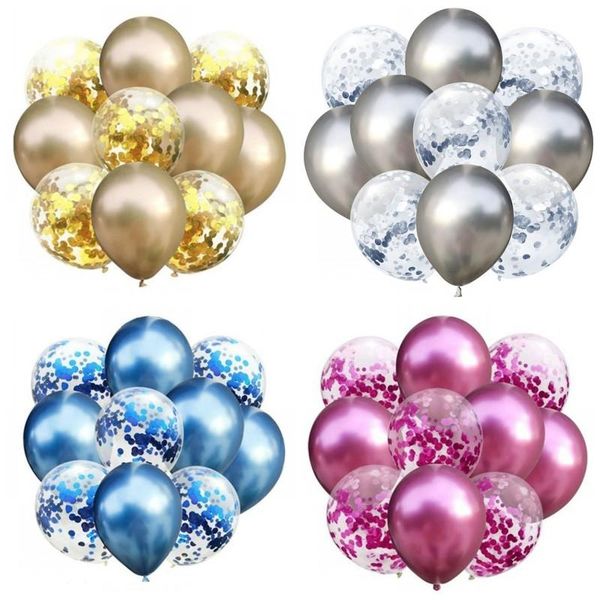 10pcs chrome metallic confetti latex balloons birthday party decorations kids boy girl baby shower wedding helium globos
10pcs chrome metallic confetti latex balloons birthday party decorations kids boy girl baby shower wedding helium globos